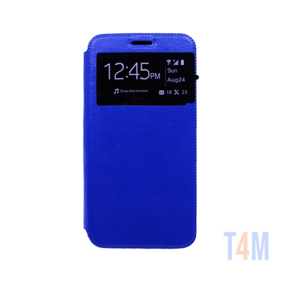 Funda Flip para Smasung Galaxy J1 2016 Azul